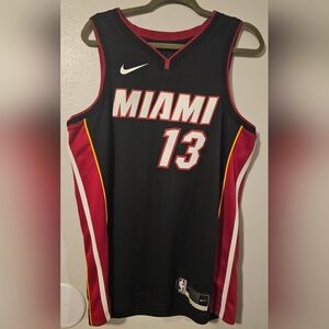 Like New NBA Nike Miami Heat Adebayo 13 Swingman Jersey Size L